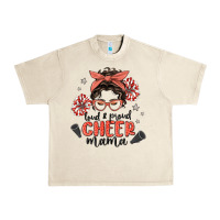 Sandshell loud&proud mama messy bun Urban Heavy Tee - MaliasSmallBusiness
