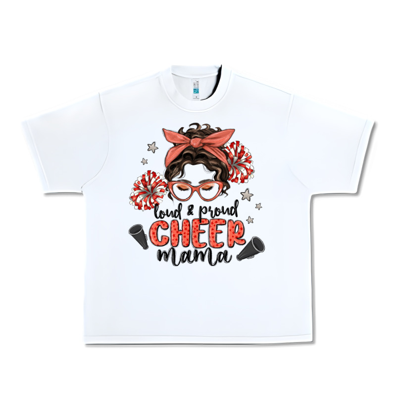 Loud&proud Mama Messy Bun Urban Heavy Tee by MaliasSmallBusiness | Teevron
