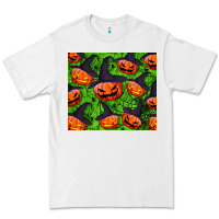White halloween pumpkin tumbler Premium Tee - BundleAndBundleShop