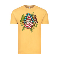 Vintage Mustard little debbie tree cakes sunflower gemstone Vintage Tee - JahusDesignShop