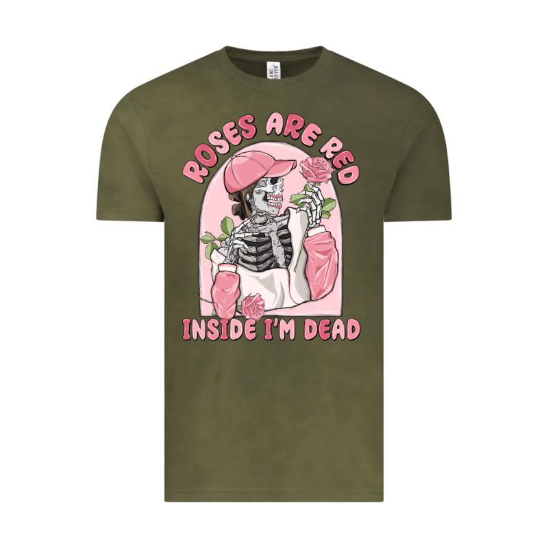 Roses Are Red Inside I'm Dead Vintage Tee by MaliasSmallBusiness | Teevron