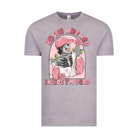 Vintage Zinc roses are red inside i'm dead Vintage Tee - MaliasSmallBusiness