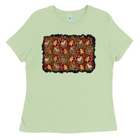 Matcha christmas gingerbread man and house background Ladies Tee - BundleAndBundleShop