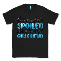 Black somebodys spoiled blue collar girlfriend Classic Tee - MaliasSmallBusiness