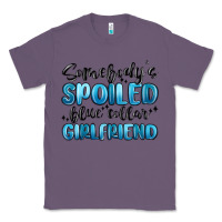 Lavender somebodys spoiled blue collar girlfriend Classic Tee - MaliasSmallBusiness