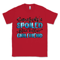 Red somebodys spoiled blue collar girlfriend Classic Tee - MaliasSmallBusiness