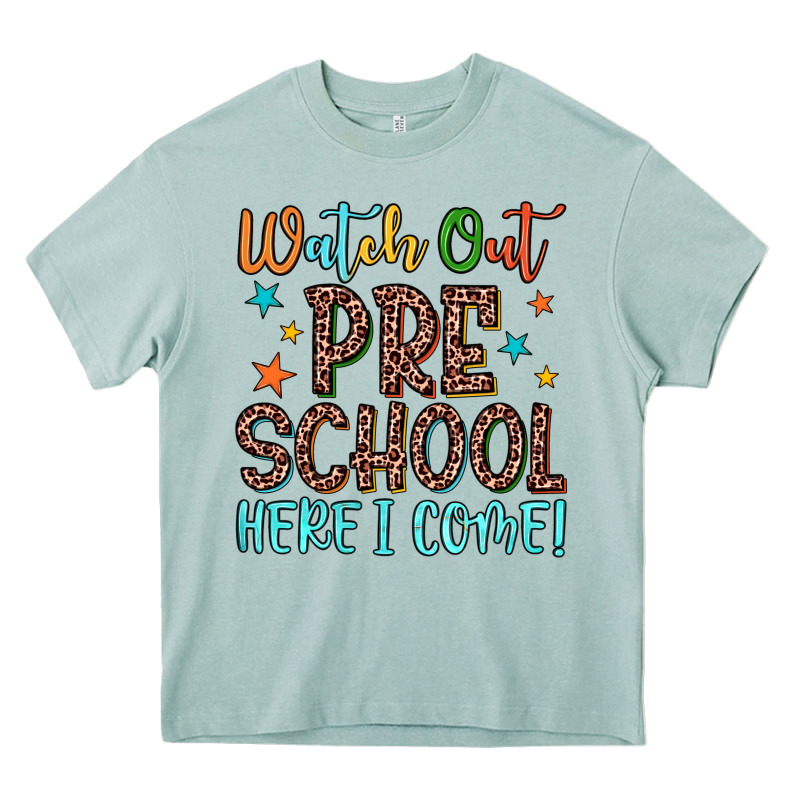 Watch Out Preschool Here I Come! Heavy Core Tee by JahusDesignShop | Teevron