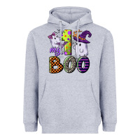 Heather Grey my first boo Heavyweight Hoodie - CowGirlArtShop