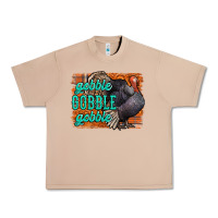 Burro Thanksgiving Turkey Gobble Gobble Urban Heavy Tee - NancyCooperArtShop