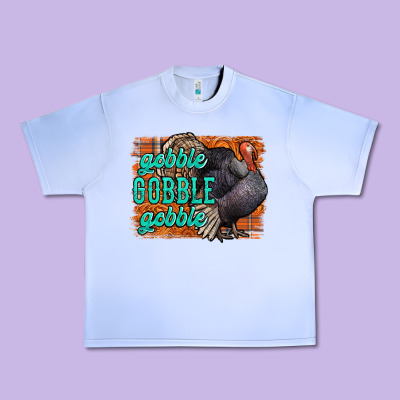 Thanksgiving Turkey Gobble Gobble Urban Heavy Tee Designed By Nancycooperartshop