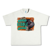 Pistachio Thanksgiving Turkey Gobble Gobble Urban Heavy Tee - NancyCooperArtShop
