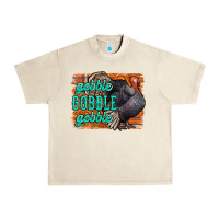 Sandshell Thanksgiving Turkey Gobble Gobble Urban Heavy Tee - NancyCooperArtShop