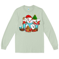 Matcha joy christmas with snowman bbs Long Sleeve Tee - BundleAndBundleShop