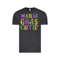Vintage Black mardi gras cutie Vintage Tee - MaliasSmallBusiness