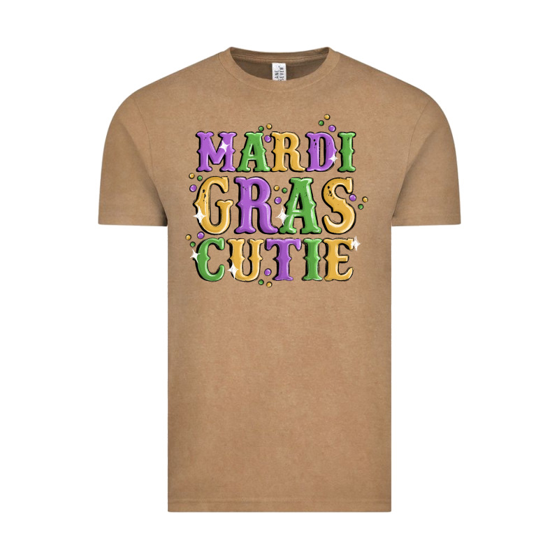 Mardi Gras Cutie Vintage Tee by MaliasSmallBusiness | Teevron