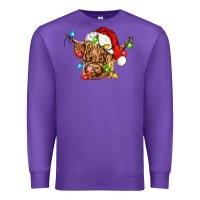 Christmas Heifer Cow Premium Sweatshirt | Teevron