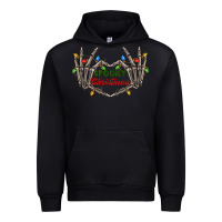 Spooky Christmas Skeleton Hands Urban Hoodie | Teevron