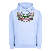 Pigment Grape Ice spooky christmas skeleton hands Urban Hoodie - FaDigitalArtStudio