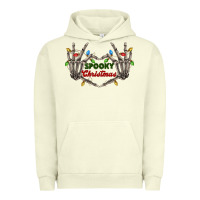 Pigment Pistachio spooky christmas skeleton hands Urban Hoodie - FaDigitalArtStudio