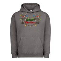 Pigment Tornado spooky christmas skeleton hands Urban Hoodie - FaDigitalArtStudio