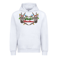 White spooky christmas skeleton hands Urban Hoodie - FaDigitalArtStudio