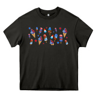 Asphalt usa ice cream and popsicles Heavy Core Tee - AdoDesignShop