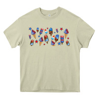 Mossy usa ice cream and popsicles Heavy Core Tee - AdoDesignShop