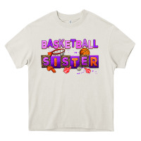 Cream basketball sıster Heavy Core Tee - AdoDesignShop