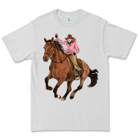 Dove Grey cowgirl Premium Tee - Artiststas