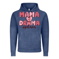 Mama Of Drama Girl Mom Vintage Hoodie | Teevron