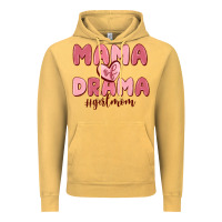 Vintage Mustard mama of drama girl mom Vintage Hoodie - MaliasSmallBusiness