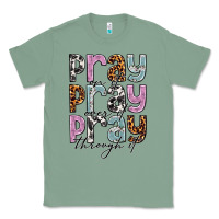 Sage pray on it pray over it pray through it Classic Tee - NancyCooperArtShop