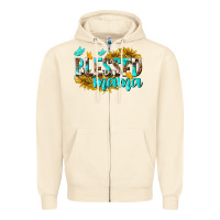 Blessed Mama Zipper Hoodie | Teevron