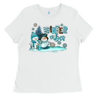 White winter vibes Ladies Tee - AdoDesignShop
