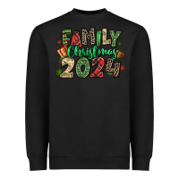 Black family christmas 2024 Heavyweight Sweatshirt - MaliasSmallBusiness