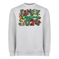 Heather Grey family christmas 2024 Heavyweight Sweatshirt - MaliasSmallBusiness