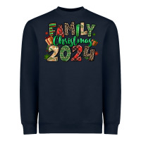 Navy family christmas 2024 Heavyweight Sweatshirt - MaliasSmallBusiness