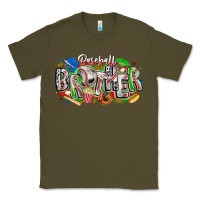 Army Green baseball brother Classic Tee - CowhideDigitalArt