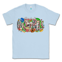 Dusty Blue baseball brother Classic Tee - CowhideDigitalArt