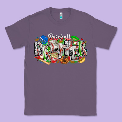 Baseball Brother Classic Tee Designed By Cowhidedigitalart