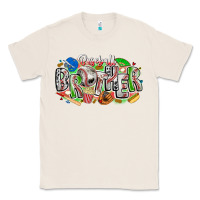 Natural baseball brother Classic Tee - CowhideDigitalArt