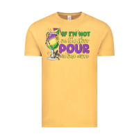 Vintage Mustard if i'm not on the floor pour me one more Vintage Tee - MaliasSmallBusiness