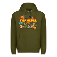 Army Green one thankful grammy Premium Hoodie - CowGirlArtShop