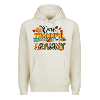 Oatmeal Heather one thankful grammy Premium Hoodie - CowGirlArtShop