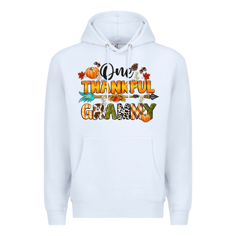 One Thankful Grammy Premium Hoodie by CowGirlArtShop | Teevron