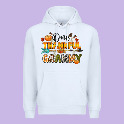 One Thankful Grammy Premium Hoodie Designed By Cowgirlartshop