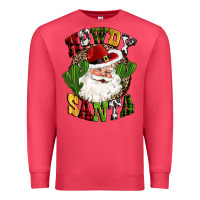 Cardinal howdy santa western cactus christmas Premium Sweatshirt - CowGirlArtShop