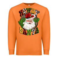 Carrot howdy santa western cactus christmas Premium Sweatshirt - CowGirlArtShop