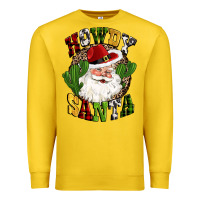 Lemon howdy santa western cactus christmas Premium Sweatshirt - CowGirlArtShop
