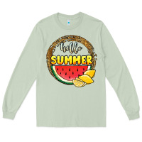 Matcha hello summer watermelon Long Sleeve Tee - JahusDesignShop